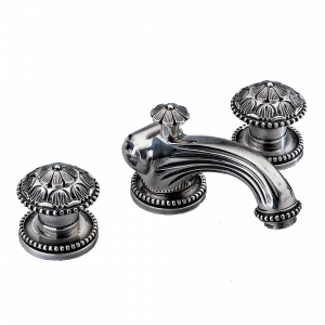 G14-151 Смеситель для раковины на три отверстия устанавливаемый на борту с донным клапаном Thg-paris Versailles