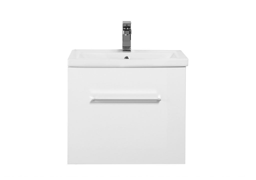 Тумба с раковиной Aquanet Порто 60 белый 0019573000183659 - Вид №2