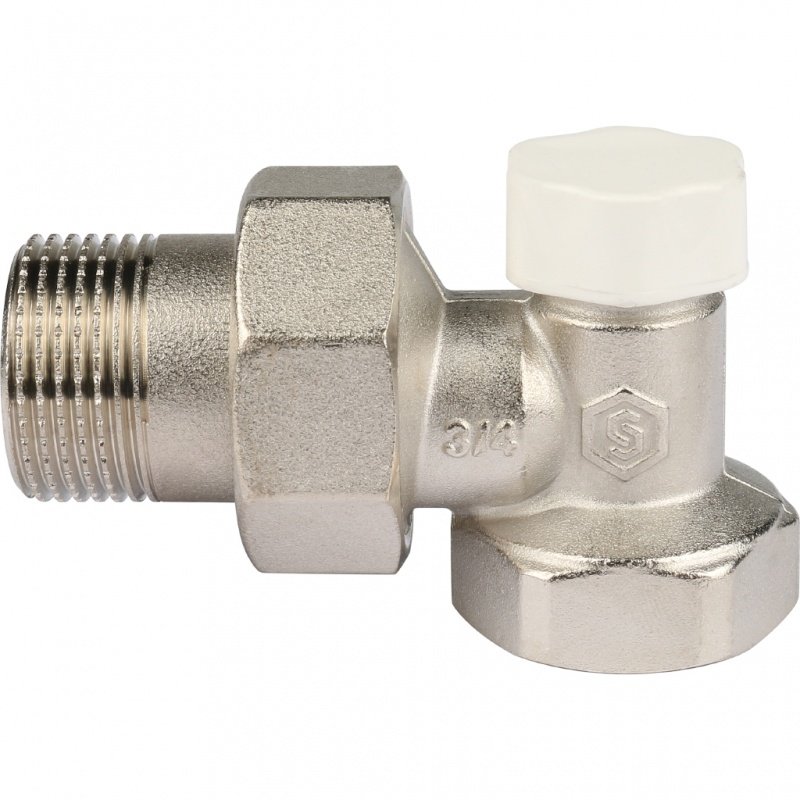 Клапан запорно-балансировочный угловой STOUT 3/4" SVL1156000020 - Вид №1