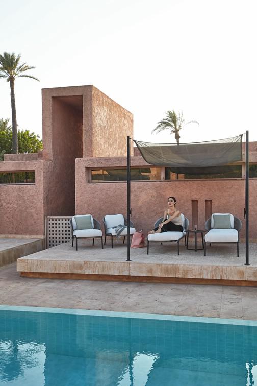 MNST316 1 мест. кресло лава серебро Manutti Radius - Вид №14