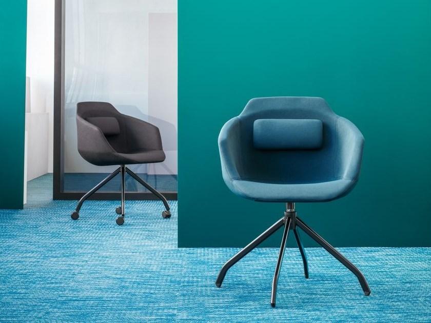 MDD Вращающийся стул на козелке из ткани с подлокотниками Ultra sun-id-1389760 - Вид №8