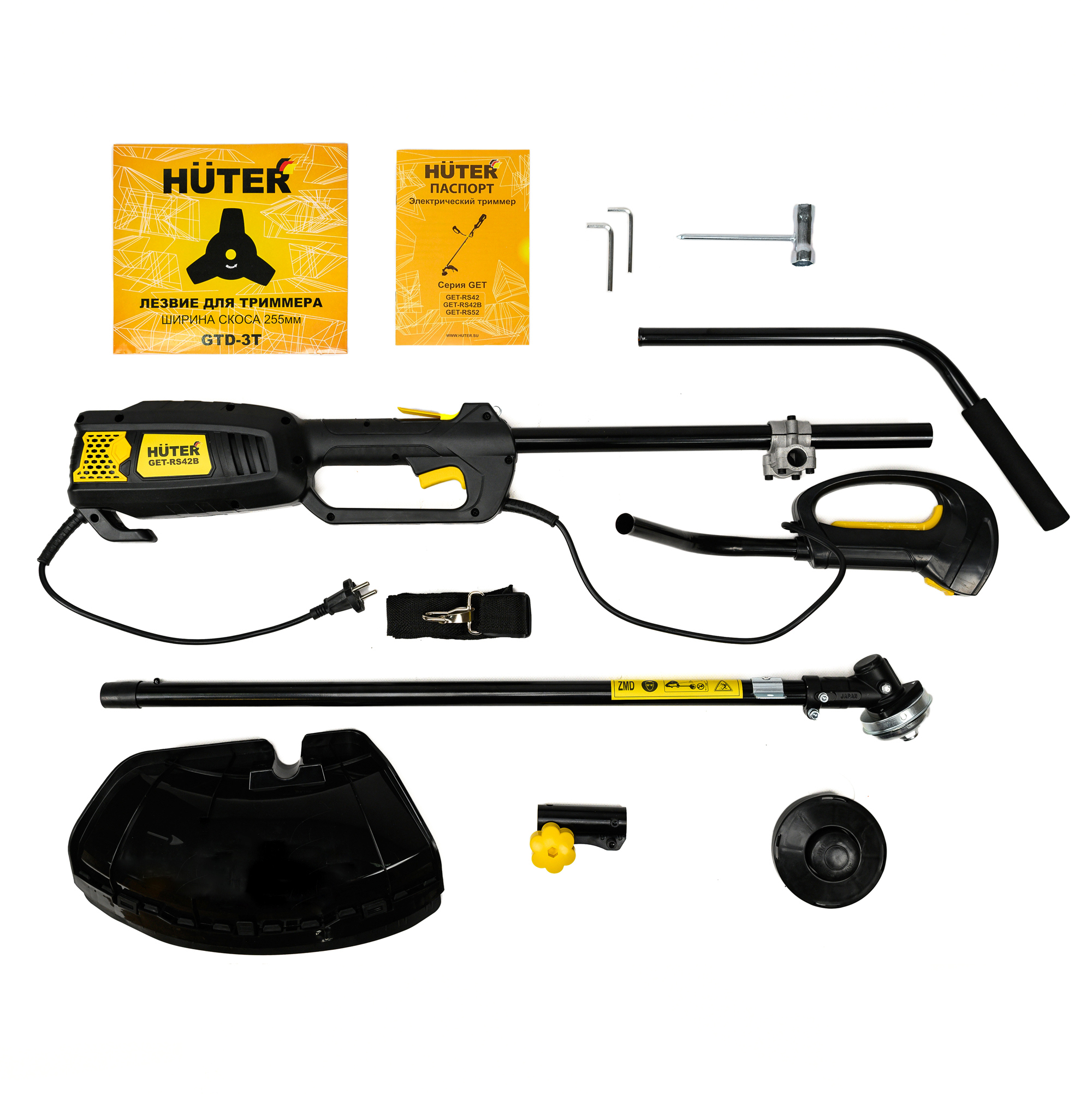 Электрический триммер HUTER GET-RS42B с верхним двигателем 1500 Вт 85044343 STLM-0057873 - Вид №2