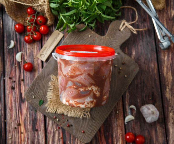 5026 Шашлык свиной в соусе барбекю Вкусляндия  - Вид №2