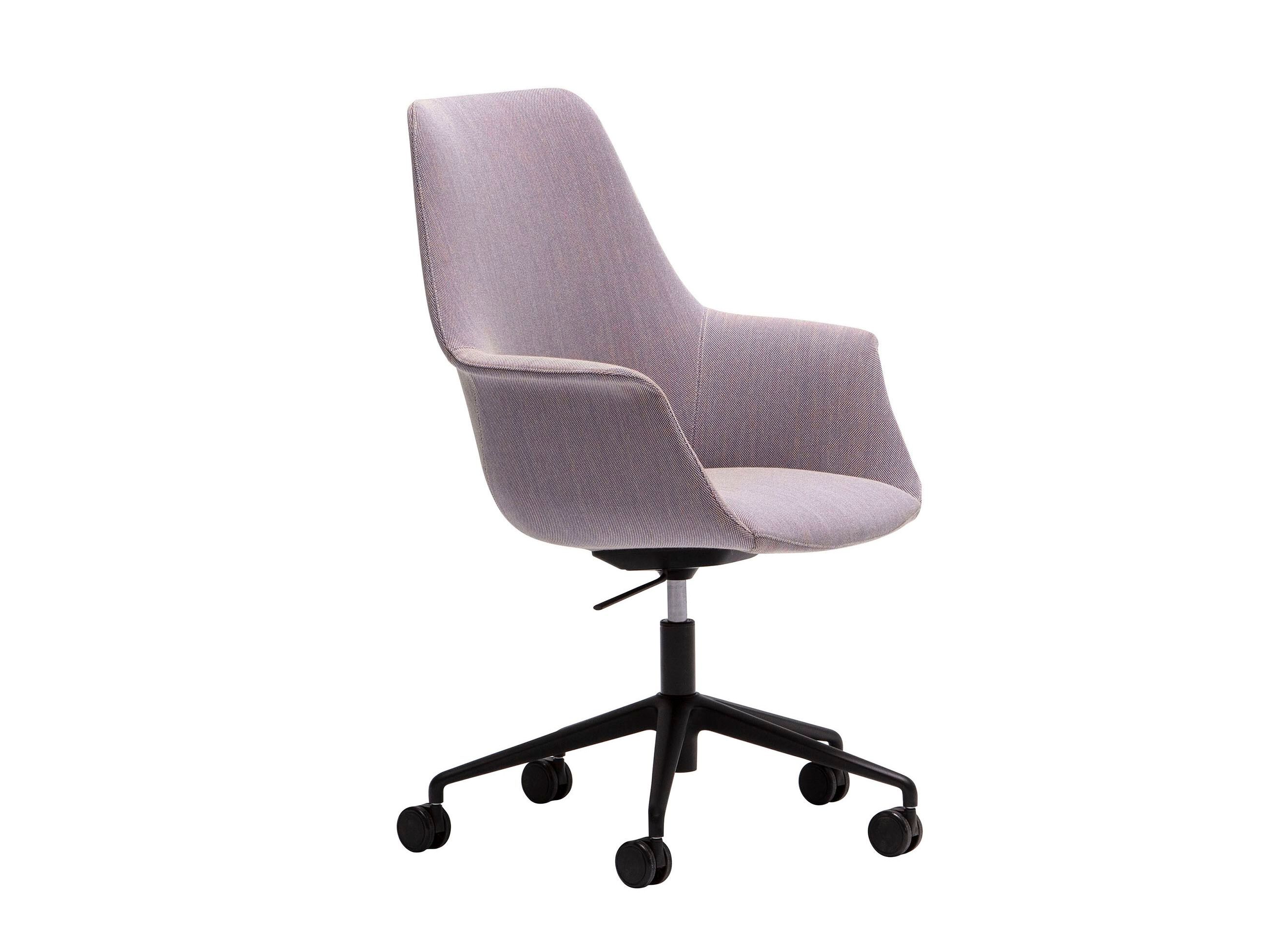 Тканевый поворотный регулируемый по высоте офисный стул с колесами Andreu World Gala Executive ARCH-00121704