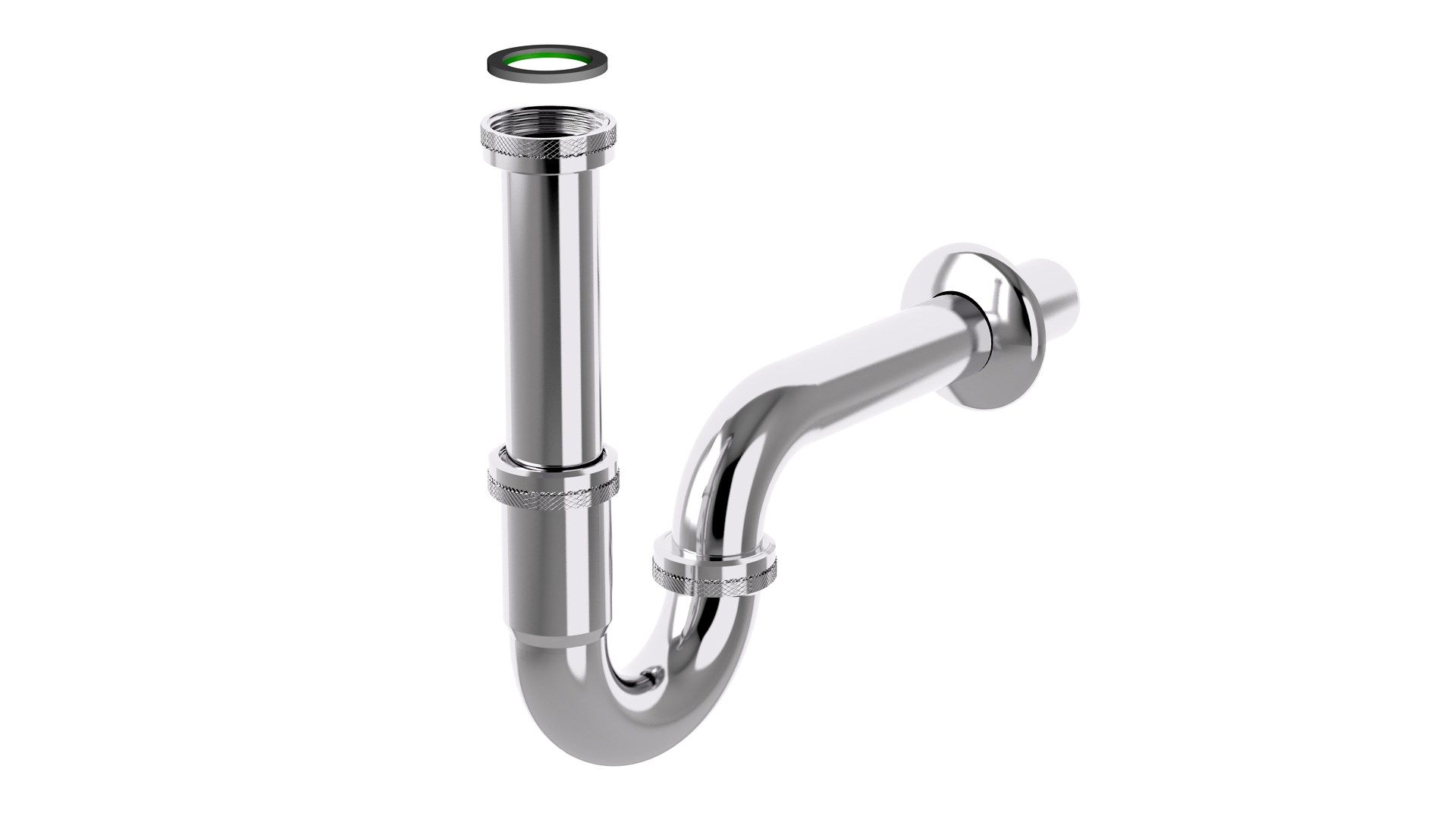 Сифон из нержавеющей стали для умывальника Bonomini TUBULAR ARCH-00137907 - Вид №3