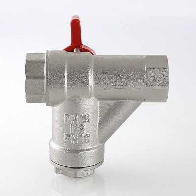 VT.294.N.04 Кран шаровой со встроенным прямым фильтром Valtec 1/2"  - Вид №12
