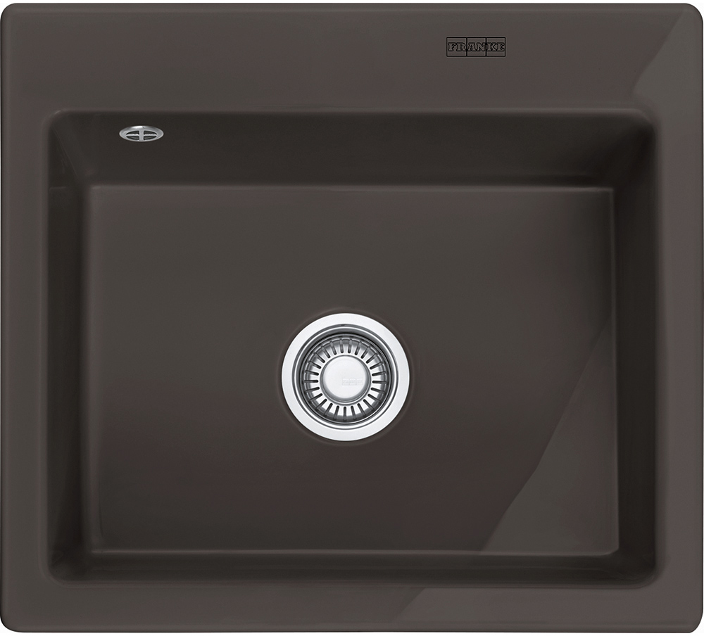 124.0335.850 Best, серия mythos, керамика, мойка mtk 610-58, установка сверху, вентиль-автомат, графит Franke Franke Mythos 