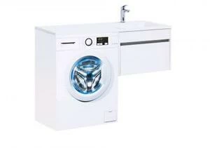Тумба с раковиной Aquanet Токио 120 R белый (подвесная, 1 ящик)