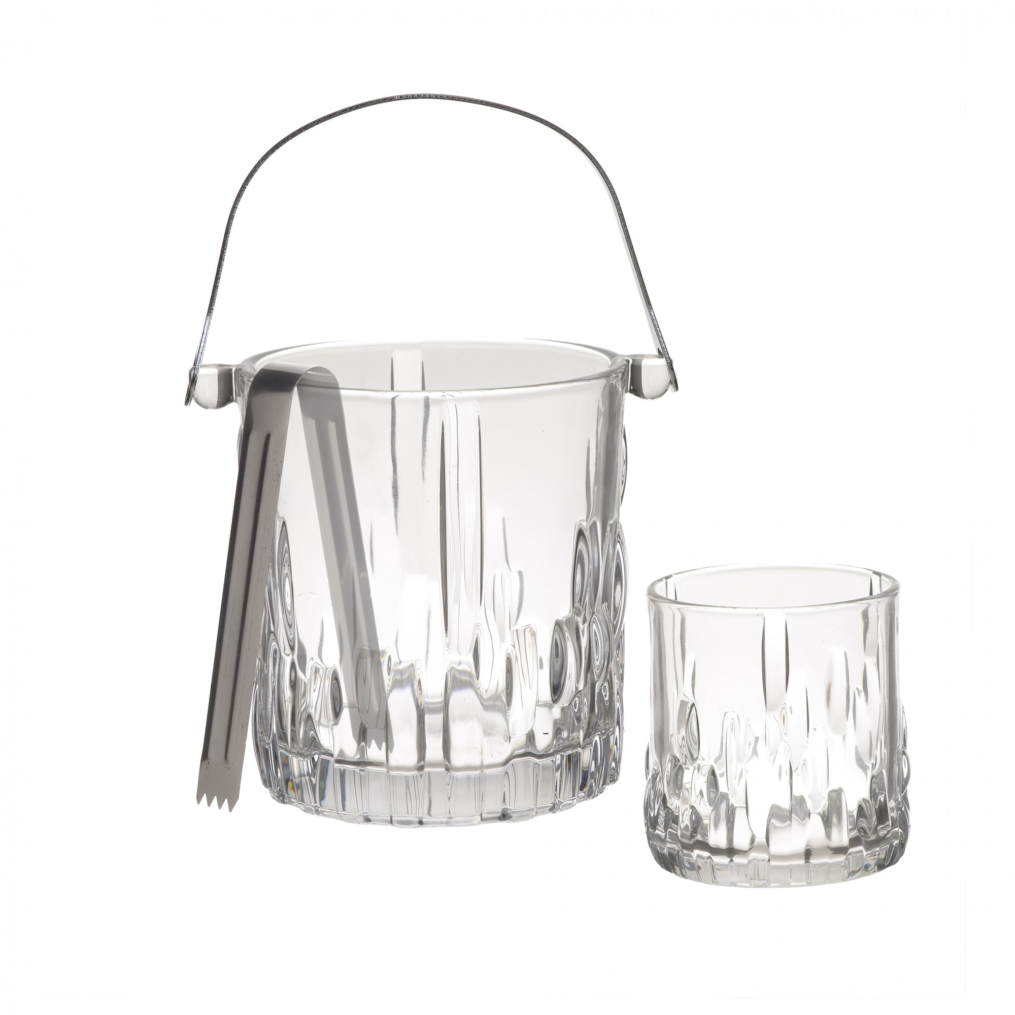 6860504.0027 БОКАЛ, НАБОР 6 ШТ, ВЕДЕРКО И ЩИПЦЫ ДЛЯ ЛЬДА TO4ROOMS 