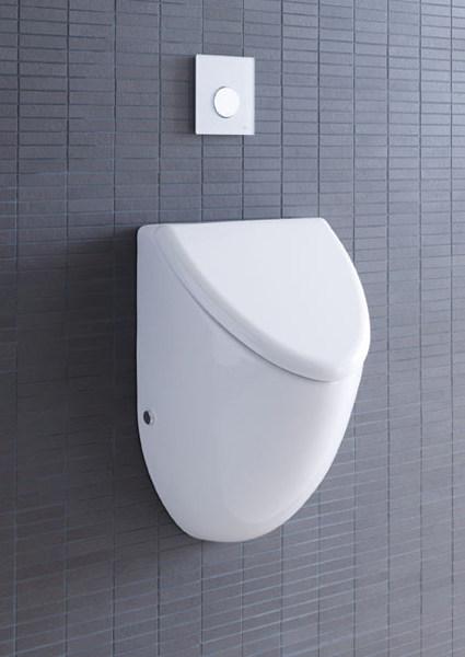 Настенный писсуар, уринал с мушкой Duravit Darling New sun-id-1400015 - Вид №2