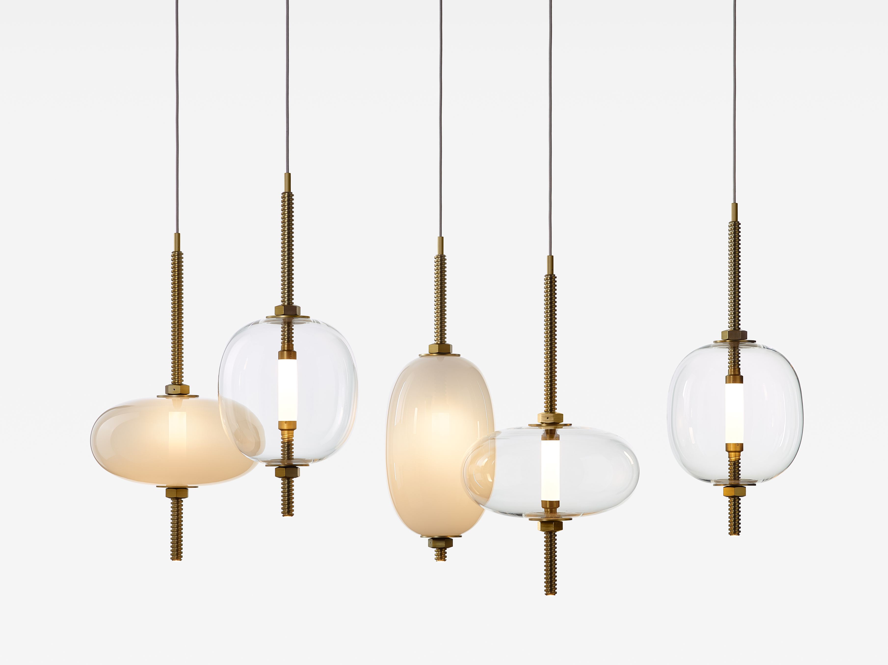 Подвесной светильник из дутого стекла BROKIS под давлением ARCH-00137797 - Вид №7