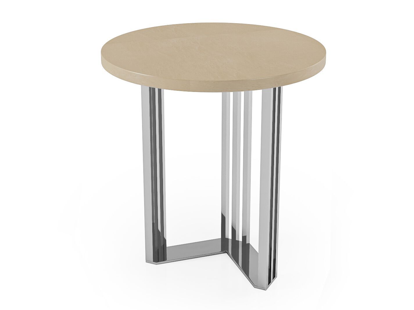 Высокий круглый мраморный журнальный столик Bizzotto Italia Symphony-Infinity ARCH-00101333 - Вид №4