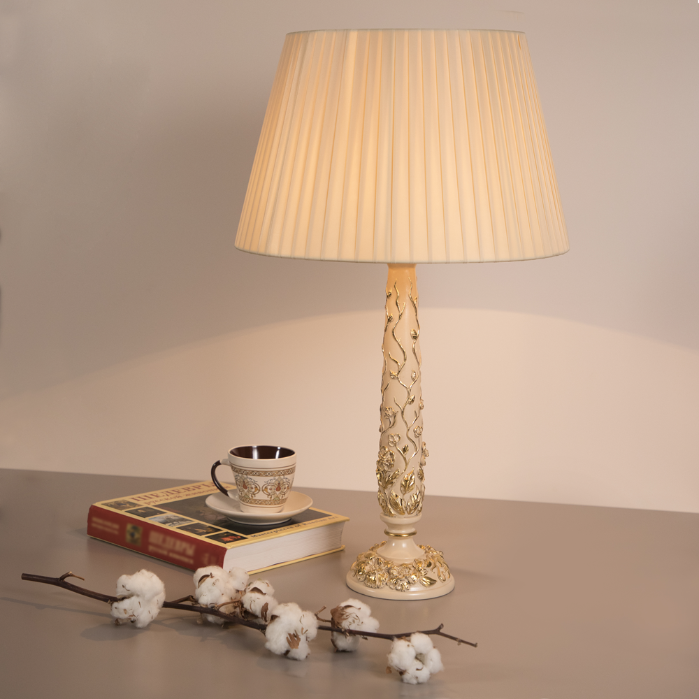 34081 Настольный светильник Лето Шебби Айвори BOGACHO 4627196596719 - Вид №3