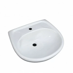 1015126 Подвесная раковина настенная круглая Лобненский Стройфарфор  белая