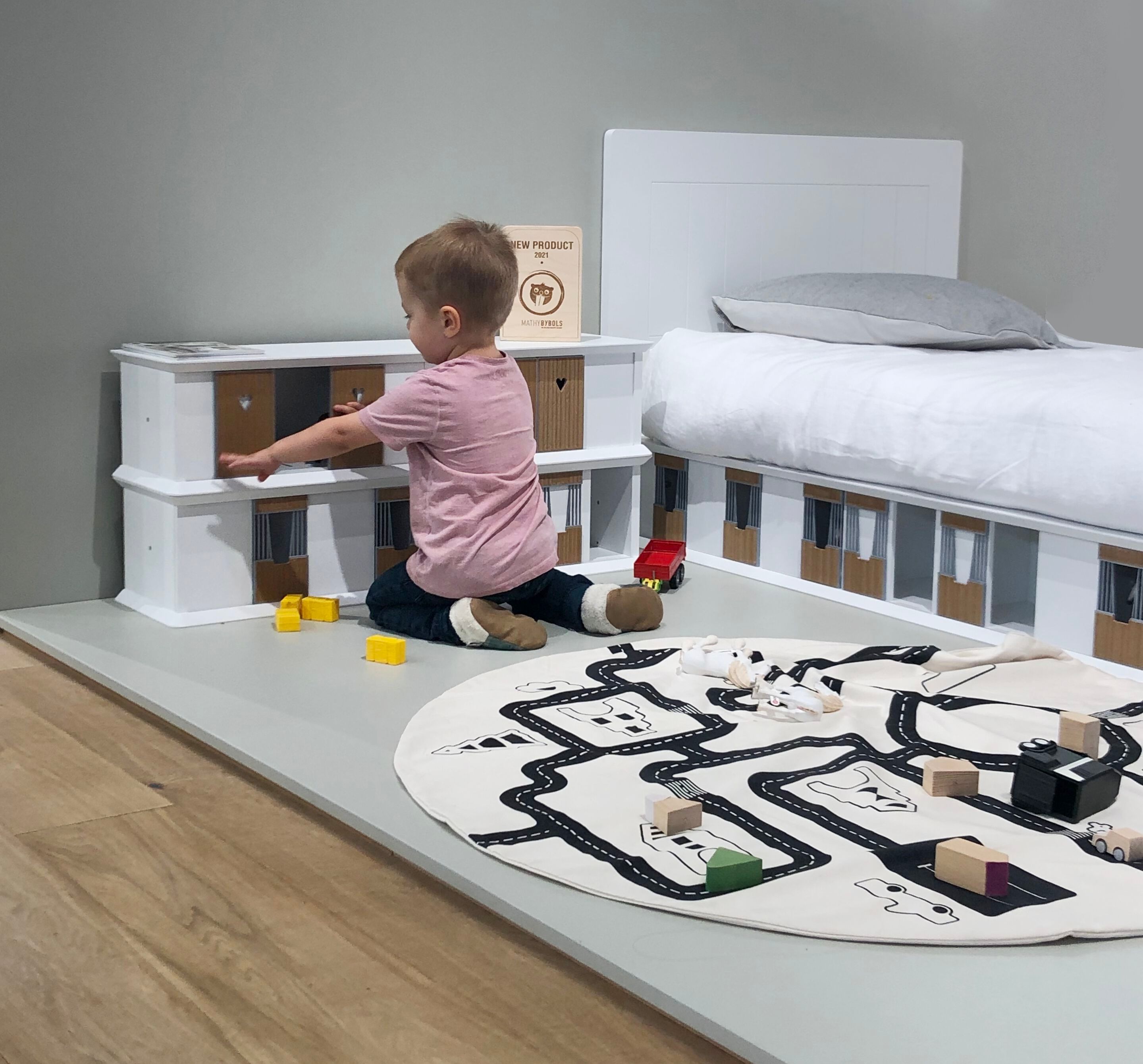 Односпальная кровать из МДФ Mathy by Bols STABLE ARCH-00033134 - Вид №12