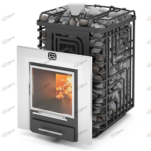 Печь для бани Теплодар Сибирский Утёс Панорама 20 ЛП (профи) 274