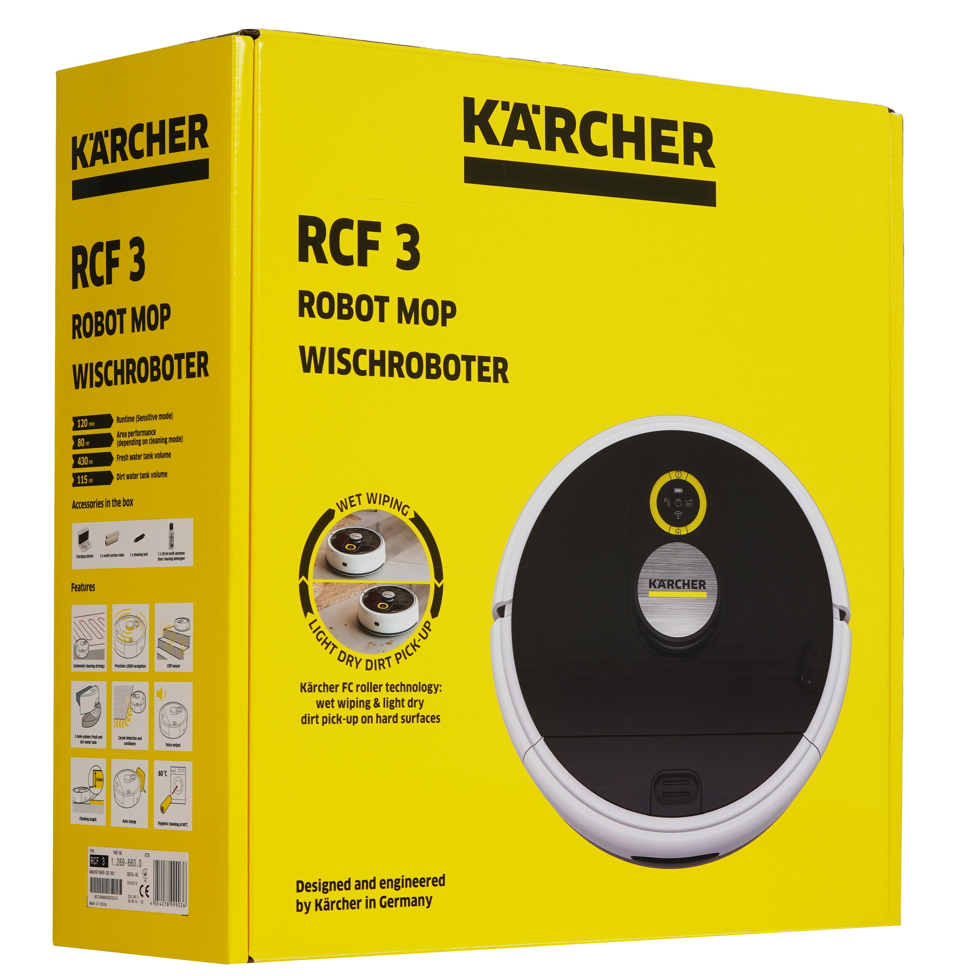 9280777 Робот-полотер Karcher RCF 3 черный STDN-0151012 - Вид №9