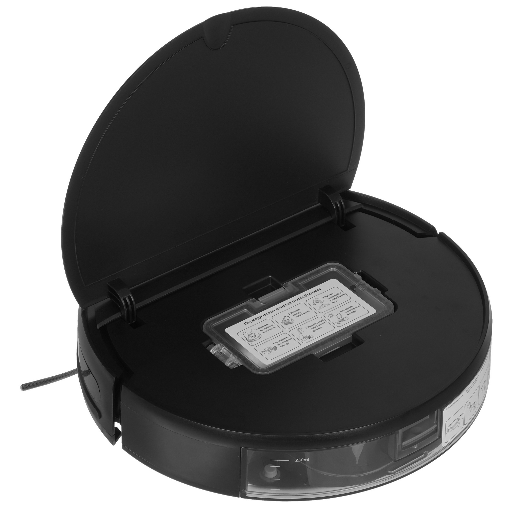 9906734 Робот-пылесос Irbis Bean 0121 черный STDN-0017117 - Вид №6