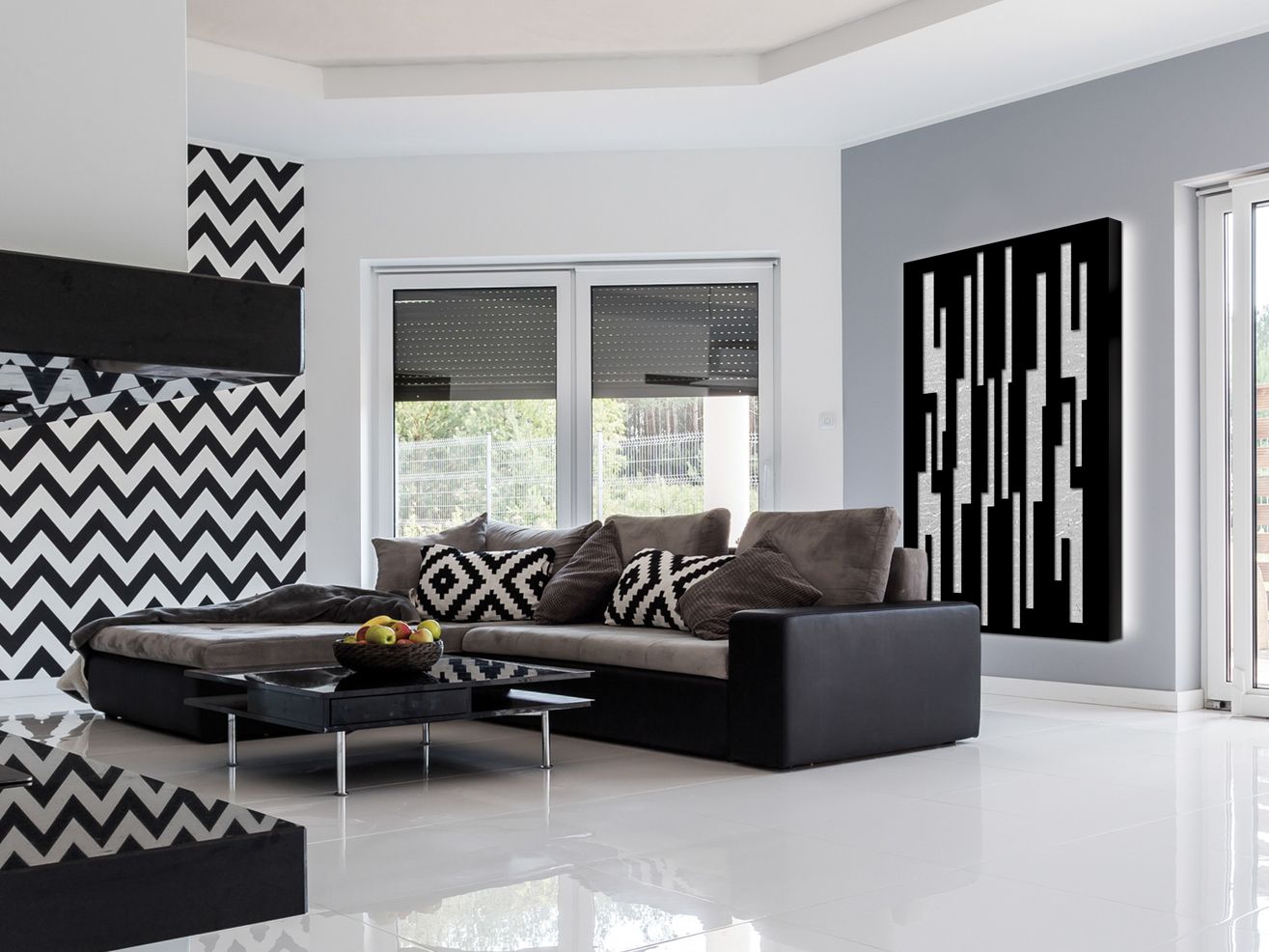 Алюминиевый полотенцесушитель Termo Design двойная пластина-серебряная фольга ARCH-00026438