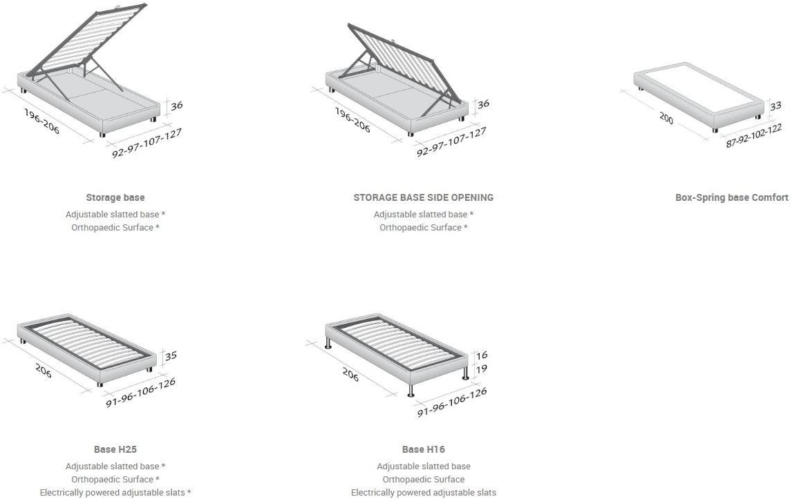 Flou Одноместный контейнер Sommier Sommier sun-id-1477195 - Вид №3