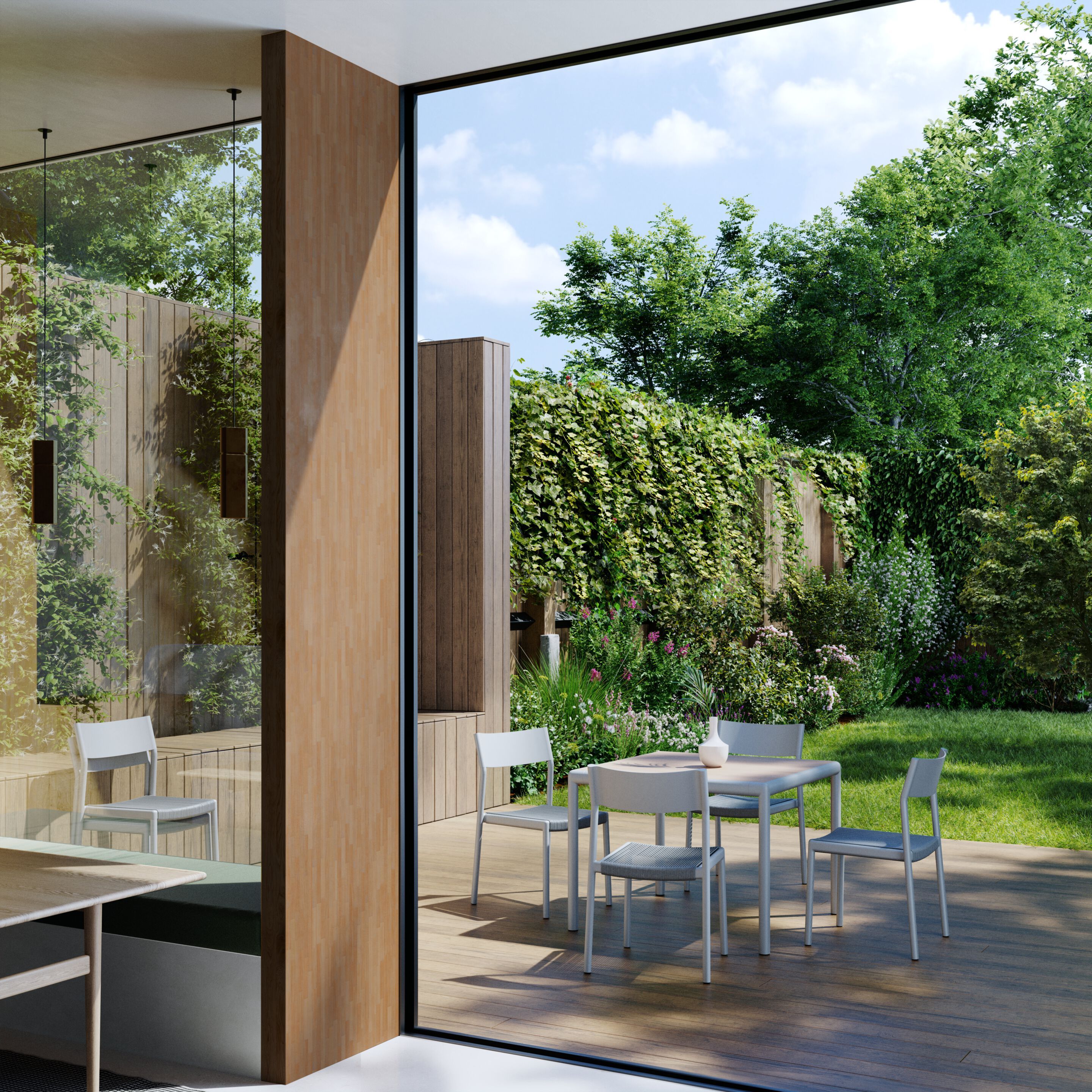 Алюминиевый стул с веревочным сиденьем Kettal Passage ARCH-00140995 - Вид №2