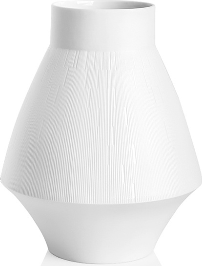 10607385 Haviland Ваза 24см "Инфини" (белая) п/к Фарфор 