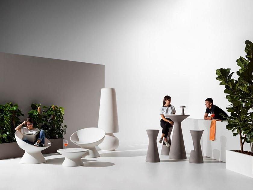 Plust Круглый журнальный столик из полиэтилена Fade sun-id-1434487 - Вид №9