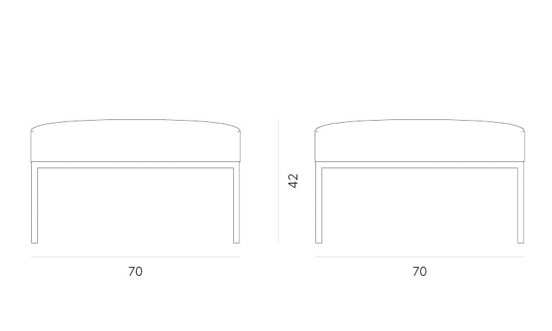 Изогнутый диван из ткани Quadrifoglio Group Design Living ARCH-00130279 - Вид №12
