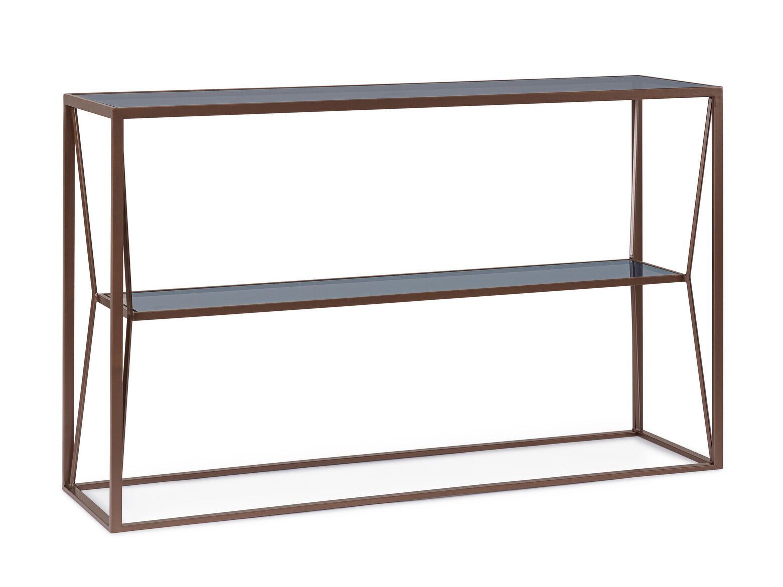 Прямоугольная консоль из стали и стекла BIZZOTTO HYDRA ARCH-00071660
