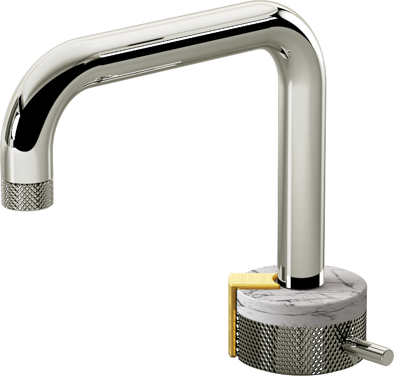 E-11500-R2MW-L2BAU-PC Однорычажный прогрессивный смеситель для раковины - излив 15,3см GRAFF MOD+