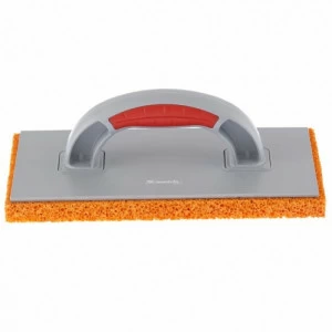 Терка пластмассовая MATRIX гидрорезиновое покрытие 20мм 270x130мм двухкомпонентная ручка