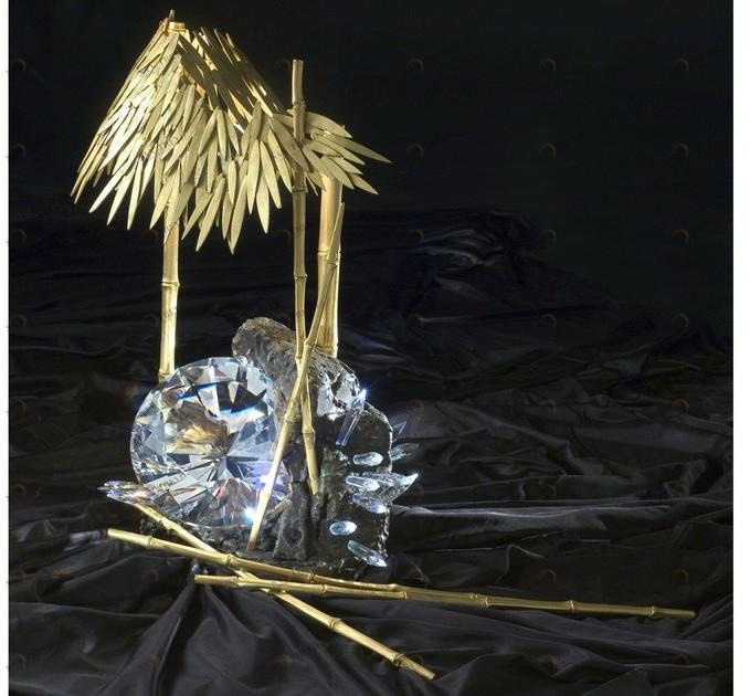 Tisserant Настольная лампа из бронзы с кристаллами swarovski® sun-id-1376944