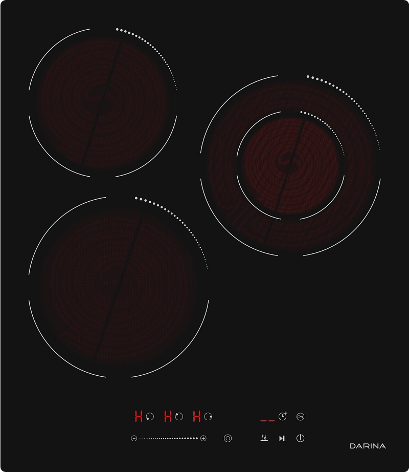 9114658 Электрическая варочная поверхность Darina 6Р Е3324 B STDN-0071411 - Вид №2