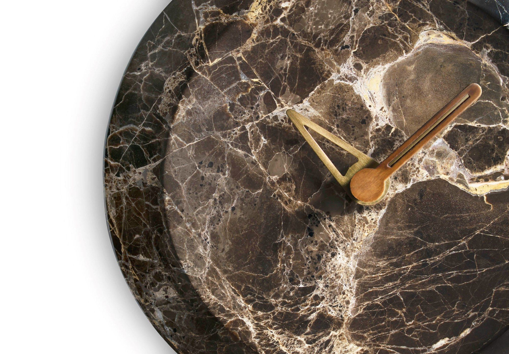 Настенные мраморные часы Dark Emperador NOMON ARCH-00001795 - Вид №1