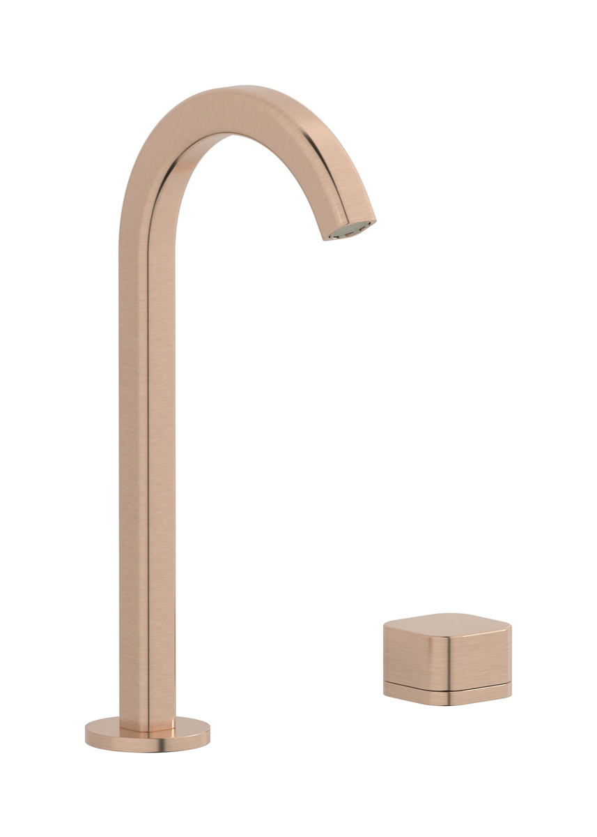 Смеситель для раковины на 2 отверстия WE ARE IB eo394sr_1 Brushed Rose Gold Elio
