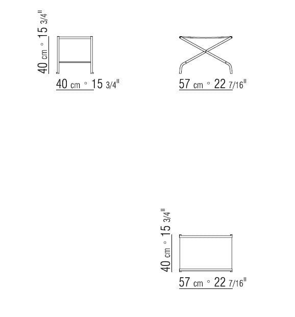 Кожаная подставка для ног Flexform Carlotta ARCH-00072219 - Вид №2