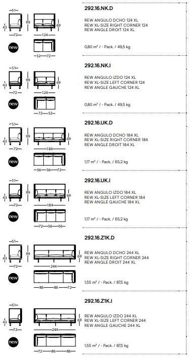 Sancal Диван из ткани с розеткой и usb Rew sun-id-1382285 - Вид №4