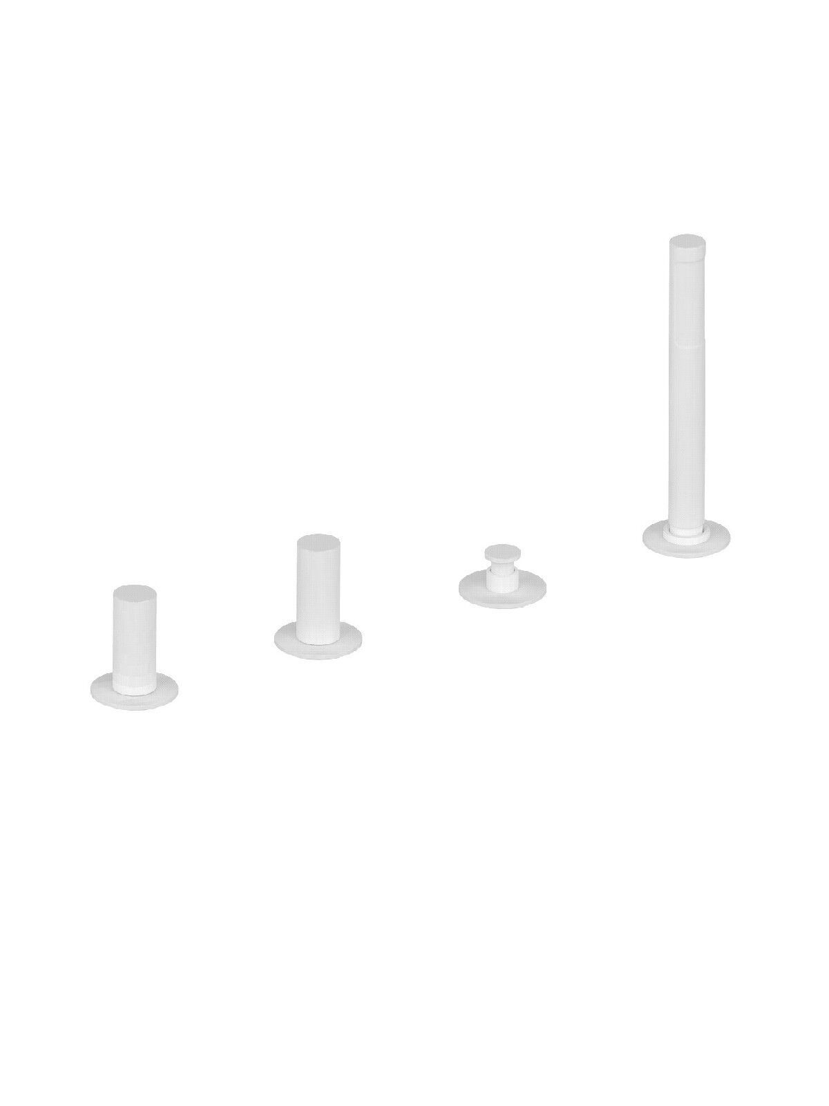 Смеситель для ванны с 4 отверстиями и ручным душем Rubinetterie Frattini Pepe XL ARCH-00026690 - Вид №8