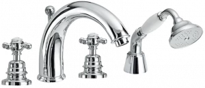 Fir Italia Комплект для ванны с ручным душем на 4 отверстия Melrose 20 2047312