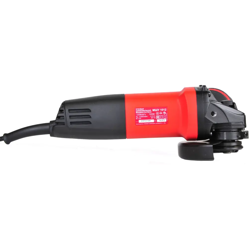 УШМ сетевая Elitech МШУ 1012, 1000 Вт, 125 мм STLM-2108694 - Вид №7