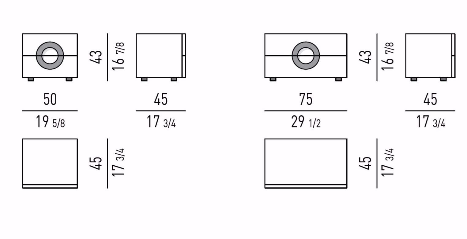Minotti Прикроватный столик Archipenko sun-id-1367610 - Вид №7