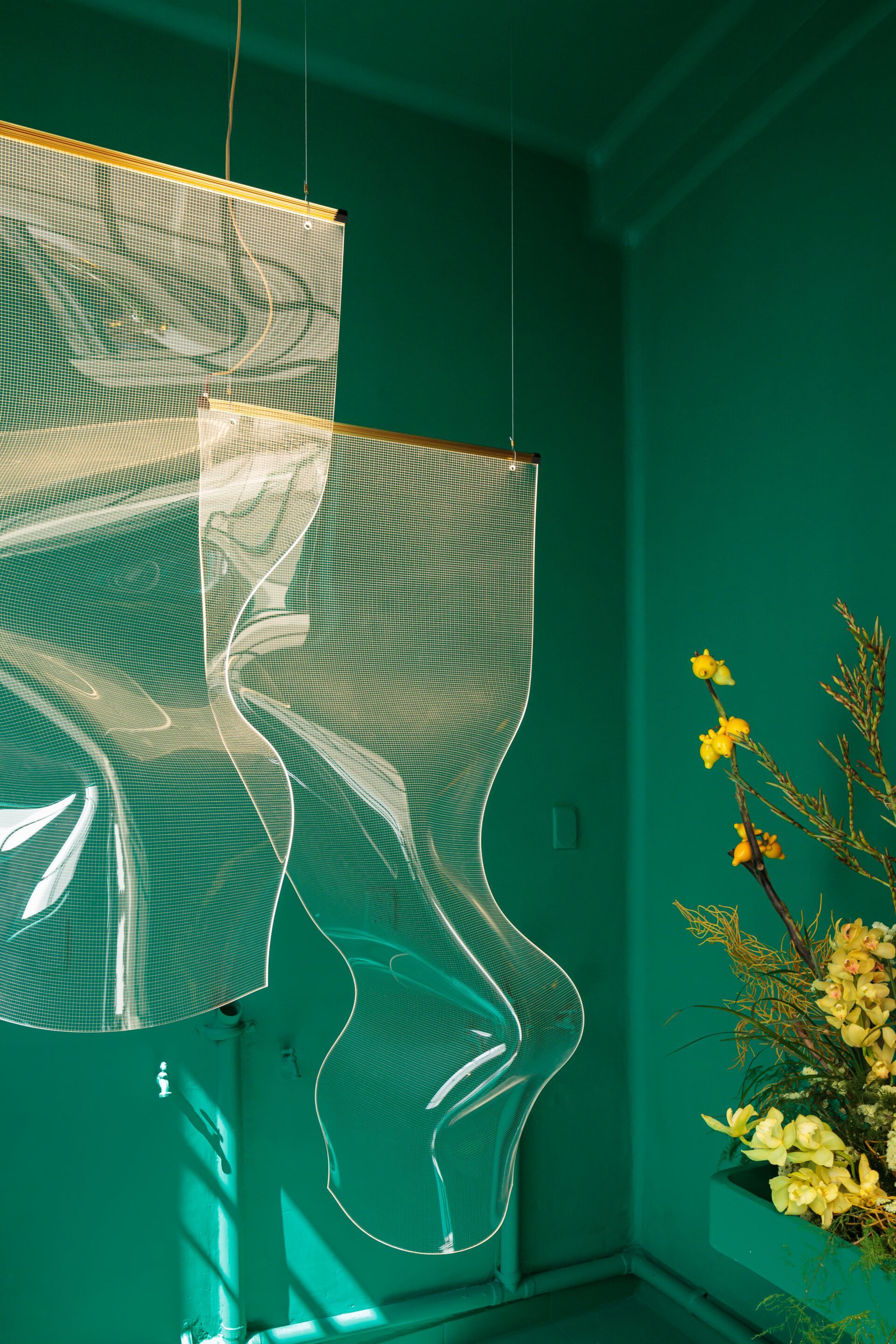 Акриловый светодиодный подвесной светильник ручной работы PARACHILNA GWEILO ARCH-00089504 - Вид №11