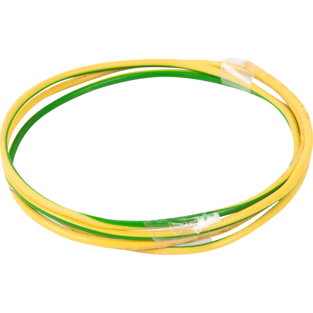 Провод Ореол ПУВ 1x4 на отрез ГОСТ цвет жёлто-зелёный STLM-2075536 - Вид №1