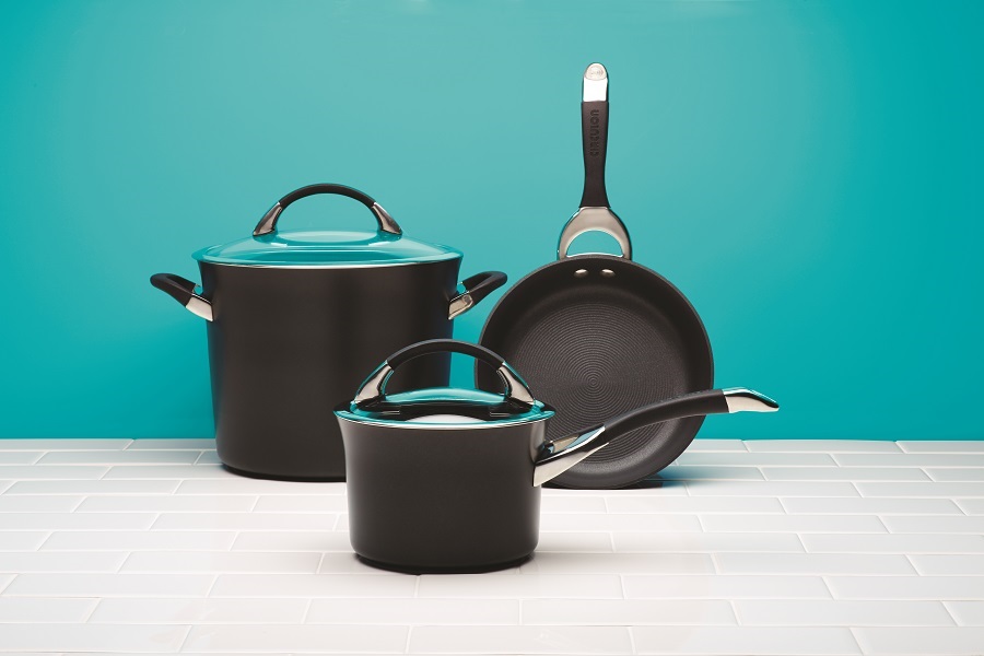 Набор из 5 кастрюль и сковородок Symmetry чёрный Circulon R84010 - Вид №3