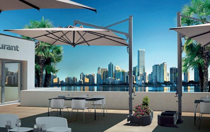 Scolaro Parasol Регулируемый квадратный зонт с боковой стойкой Galileo sun-id-1352146 - Вид №2