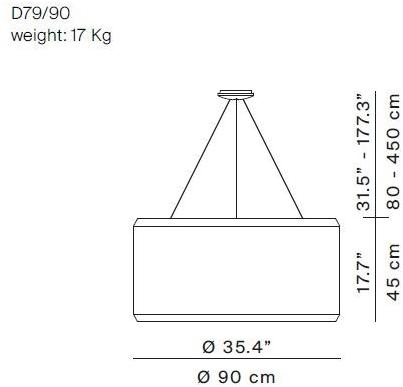 LUCEPLAN Звукопоглощающий подвесной светодиодный светильник в ткани sun-id-1450265 - Вид №5