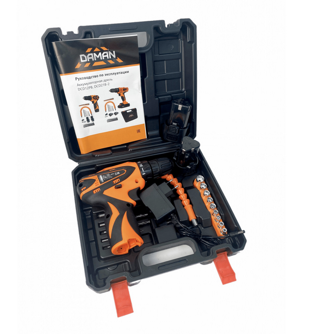 Дрель-шуруповерт DAMAN DCD12PB 9230665 BRAIT STDN-0117643 - Вид №4