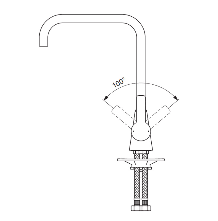 BA242AA Смеситель для кухни VIDIMA UNO - Вид №3