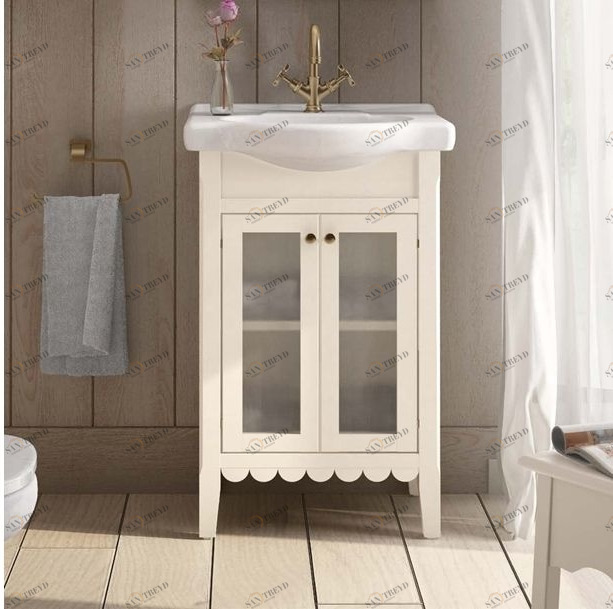 Avila Dos Тумба напольная "Волны" с раковиной ETNA 55 Color 83 COUNTRY ETNA COUNTRY 01044080120360N83