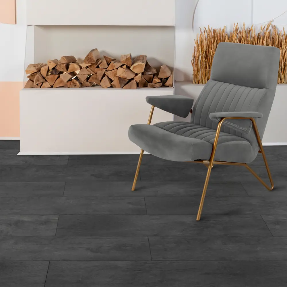 Ламинат Artfloor Дуб Карбон 33 класс, 8 мм, графит 89434370 Santreyd STLM-1584615